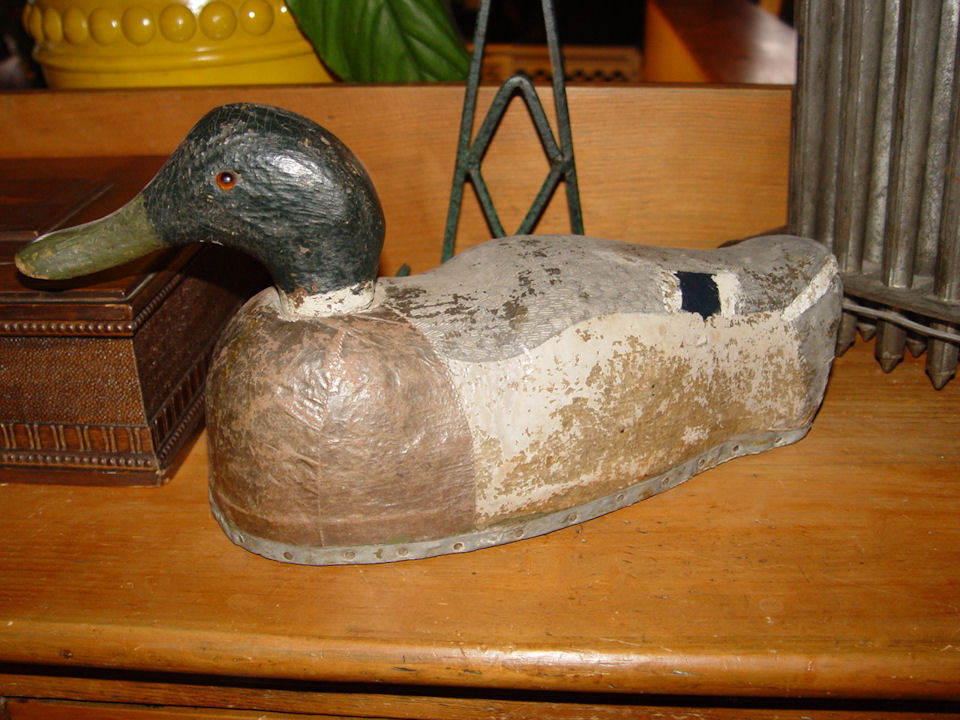 Herters Mallard Canvas over cork decoy