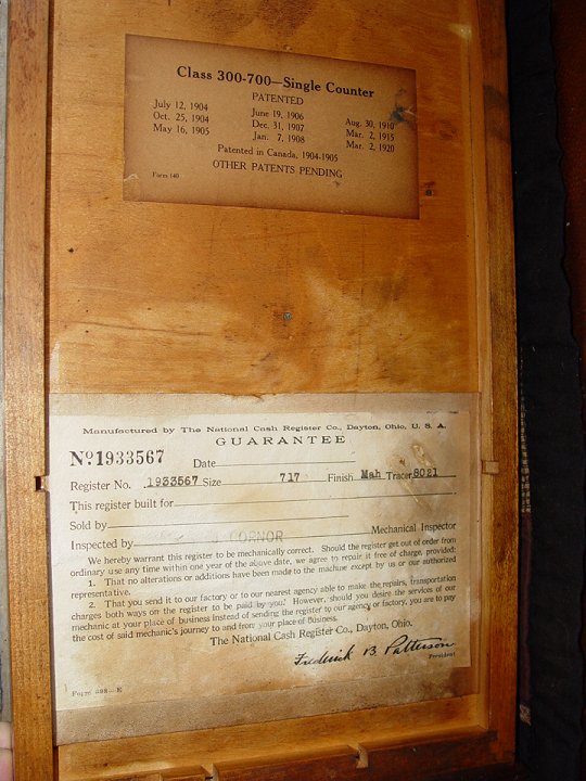 National Cash Register
                                            Model 717 for sale Back N
                                            Time Antiques Bemidji MN