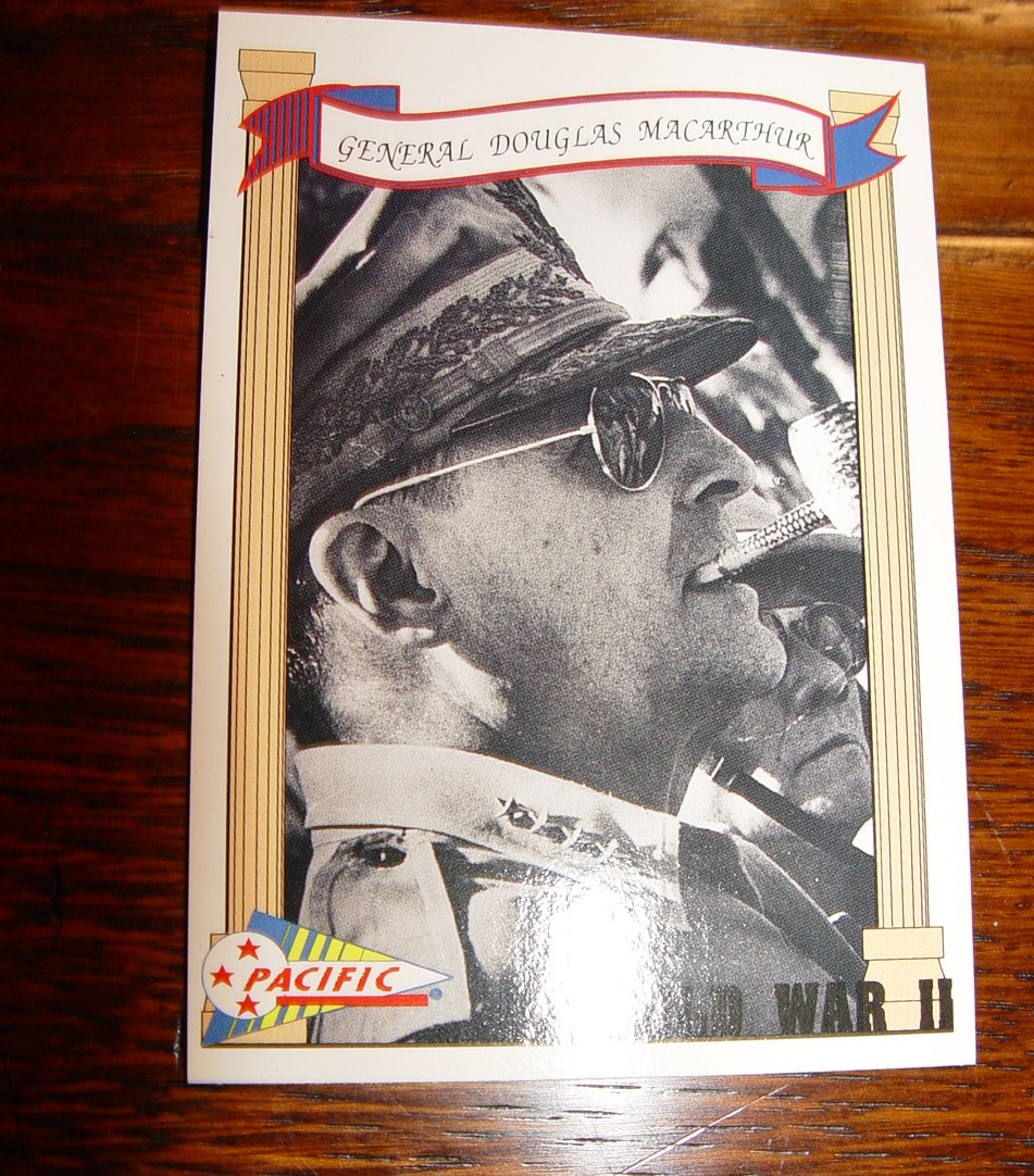 1992 Pacific World War II - #41 - General Douglas
                MacArthur; CollectableTrading Card