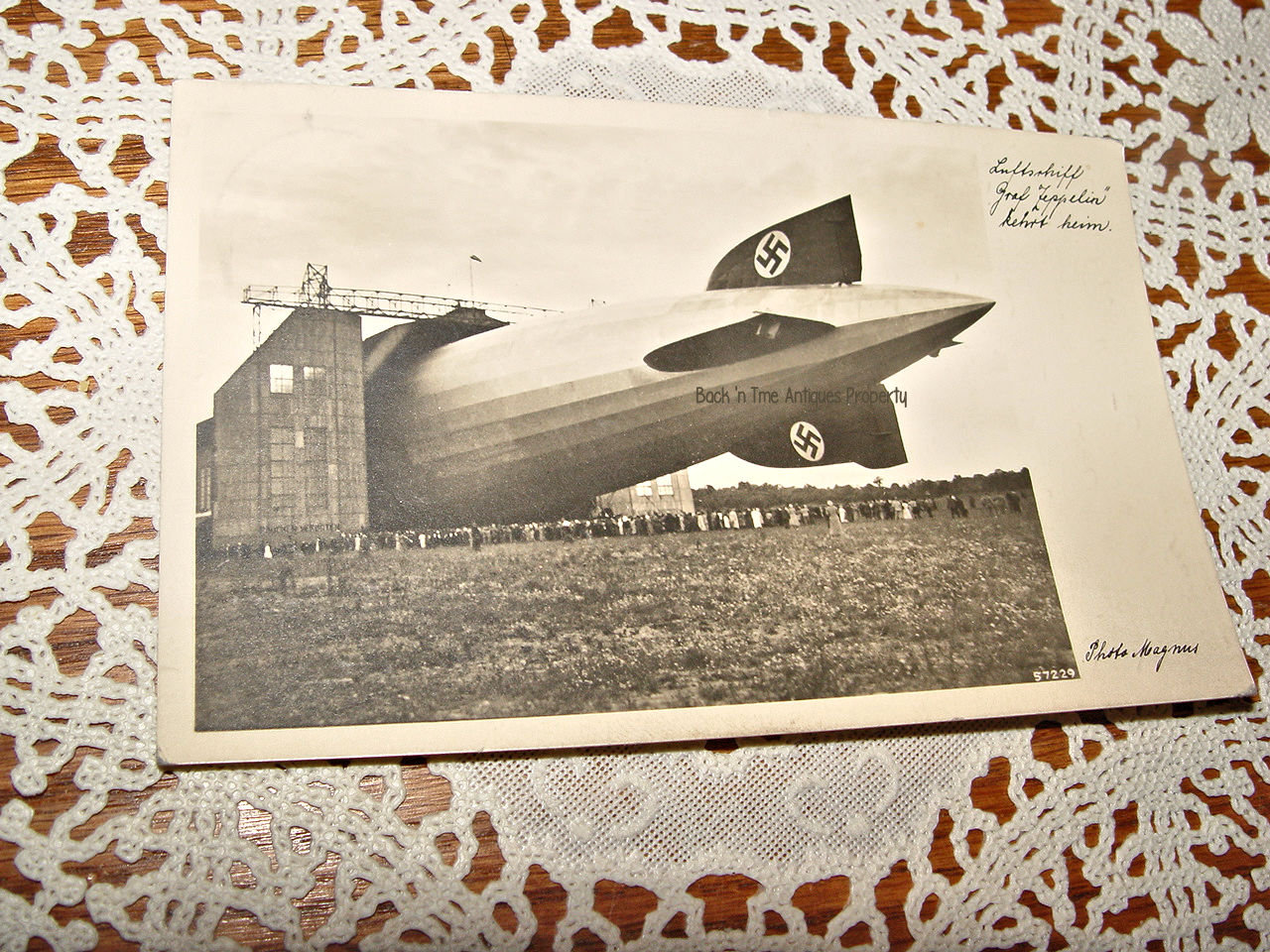 Graf Zeppelin RPPC
                                                German Postcard, Scarce
                                                Stamp