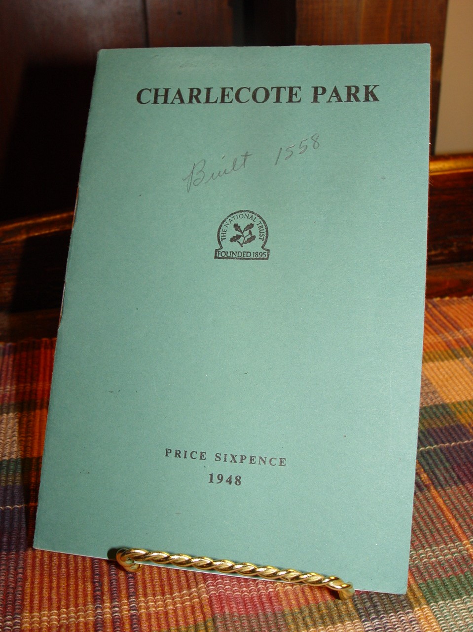 1948 Charlecote Park Tourist Guide Booklet