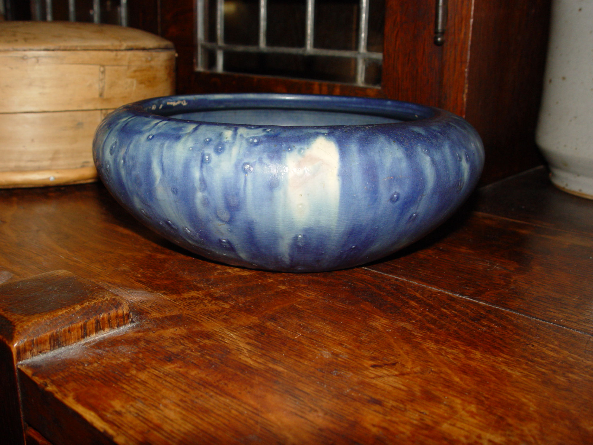Peters and Reed Zane
                                        Landsun Blue Art Pottery Bowl
                                        Prairie, Mission
