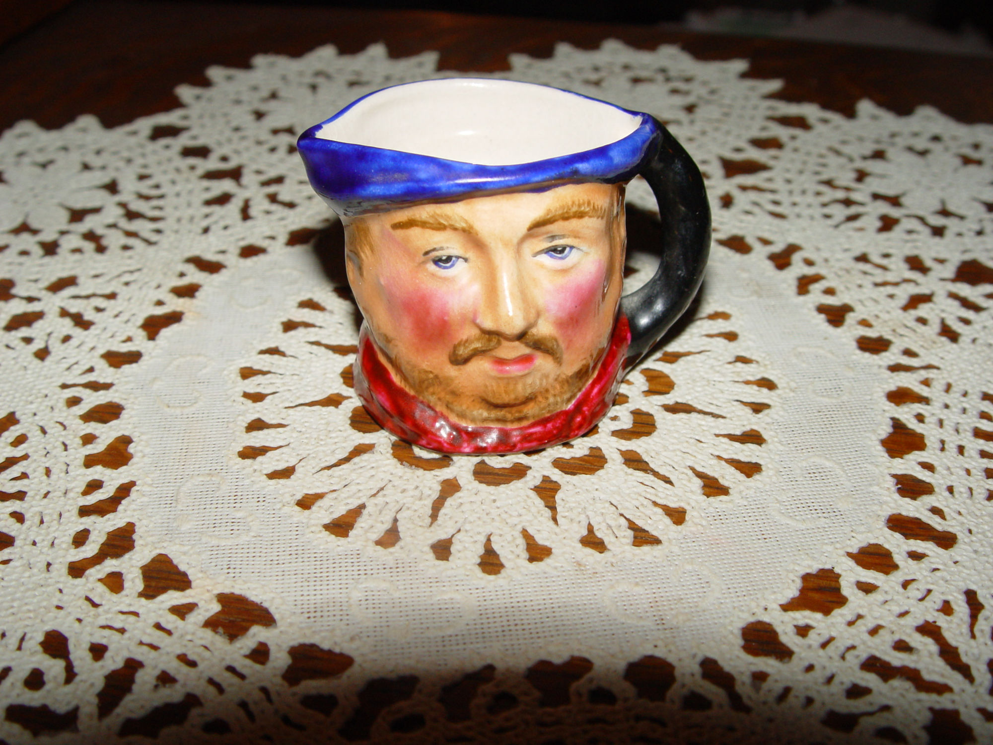 Miniature
                                        Toby Mug Character Jug Henry
                                        VIII Marked England