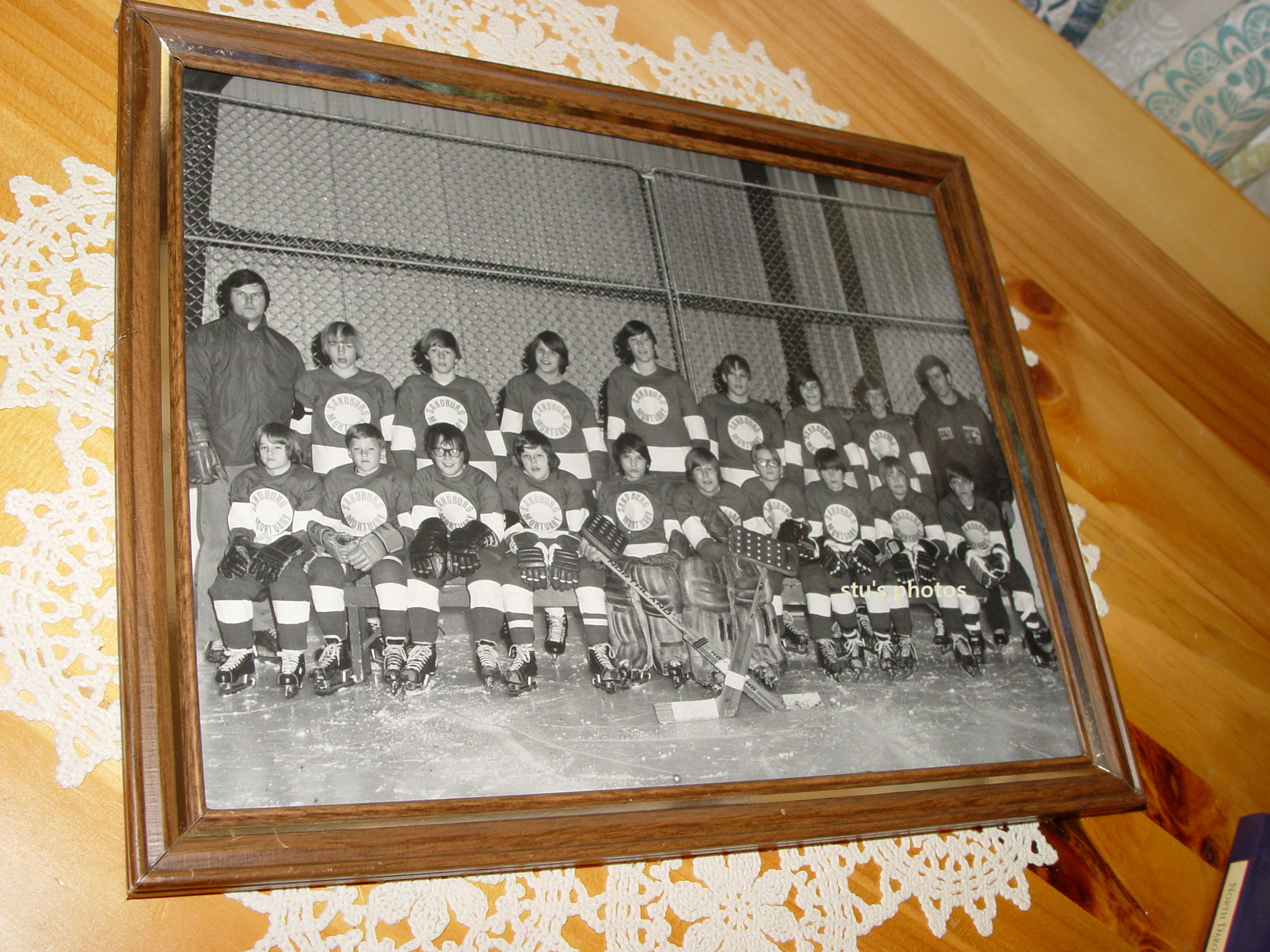 1973 PeeWee or
                        Bantam Hockey Team Photograph Fosston, Bemidji,
                        Crookston MN ?