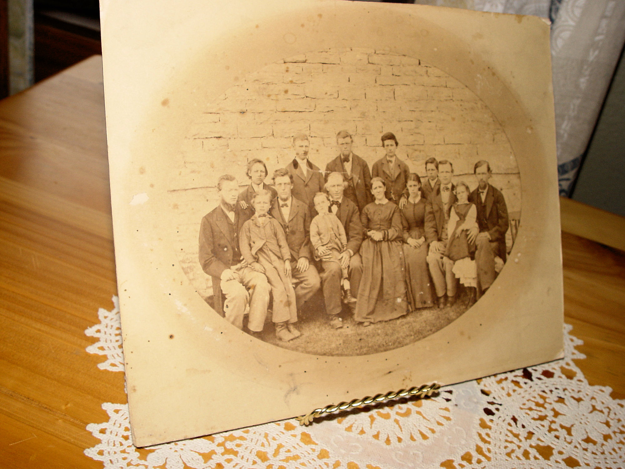 Civil War Era Family
                                        Portrait - Rural American Orig.
                                        Photograph
