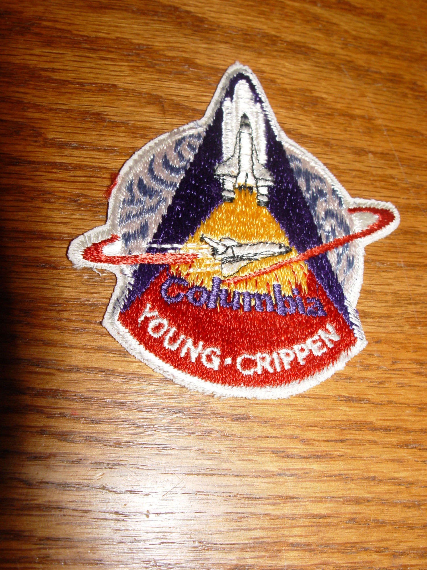 Vintage NASA
                        Space Shuttle COLUMBIA Young-Crippen Patch