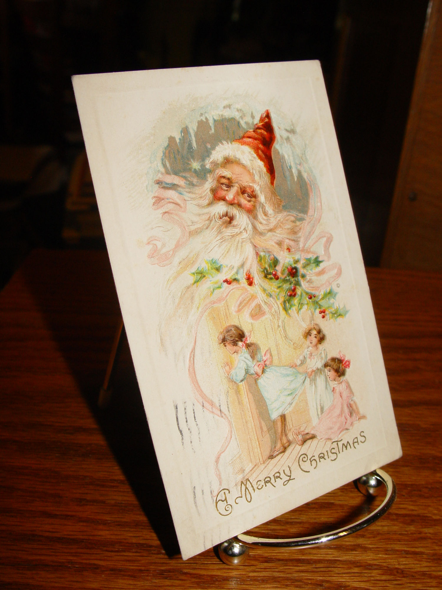 A Merry
                                                Christmas 1910 Postcard;
                                                Visions of Santa 3
                                                Little Girls #586
                                                Meeker