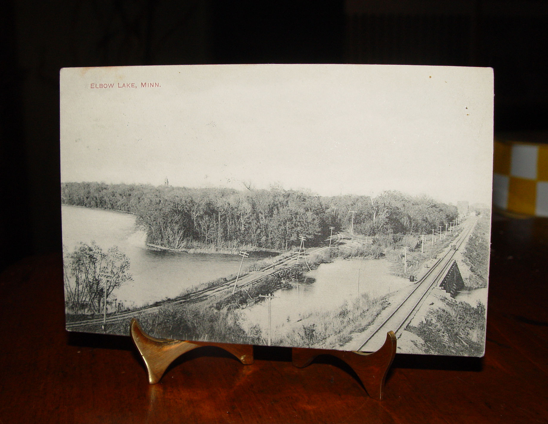 RPPC 1911
                                                Flooded Bridge Railway,
                                                Elbow Lake Grant County
                                                Minnesota