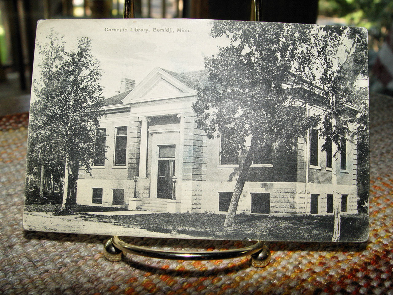 Carnegie Library
                                                Bemidji MN Postcard ~
                                                Three Delegates, Gilbert
                                                Anderson Hallock