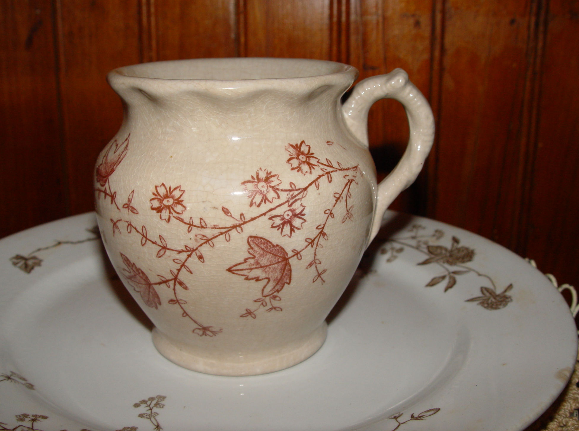 Aesthetic Movement Brown
                                        Transferware Mug