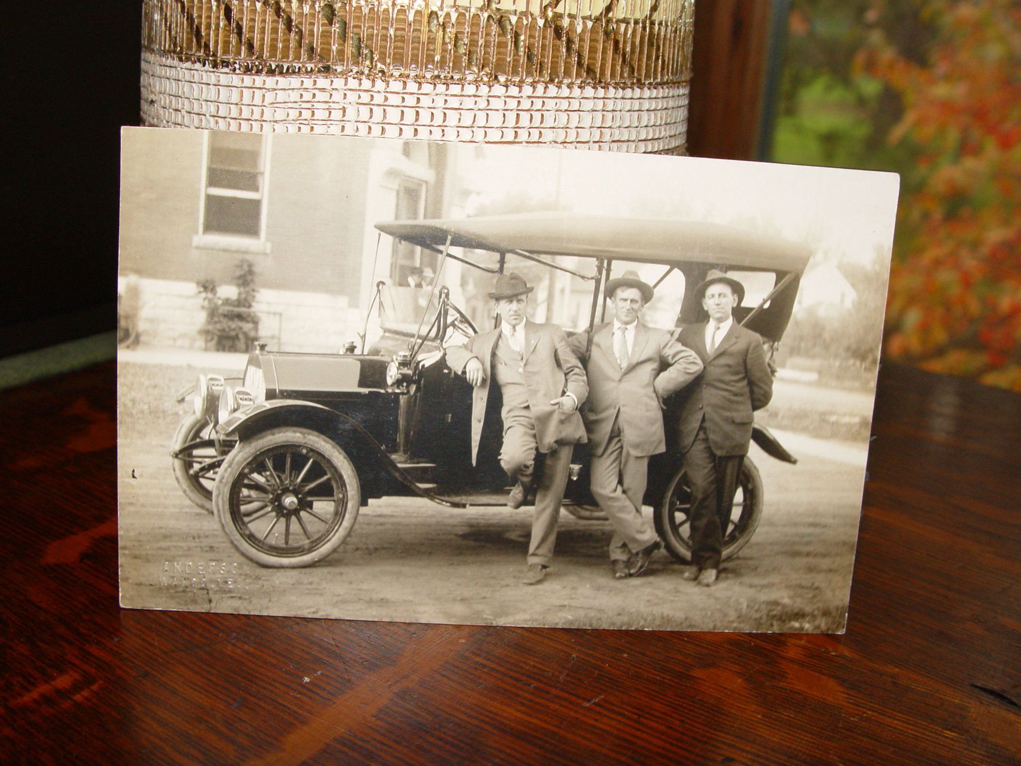 Wahoo, Nebraska
                                                1900s RPPC Gents and
                                                their Touring Car