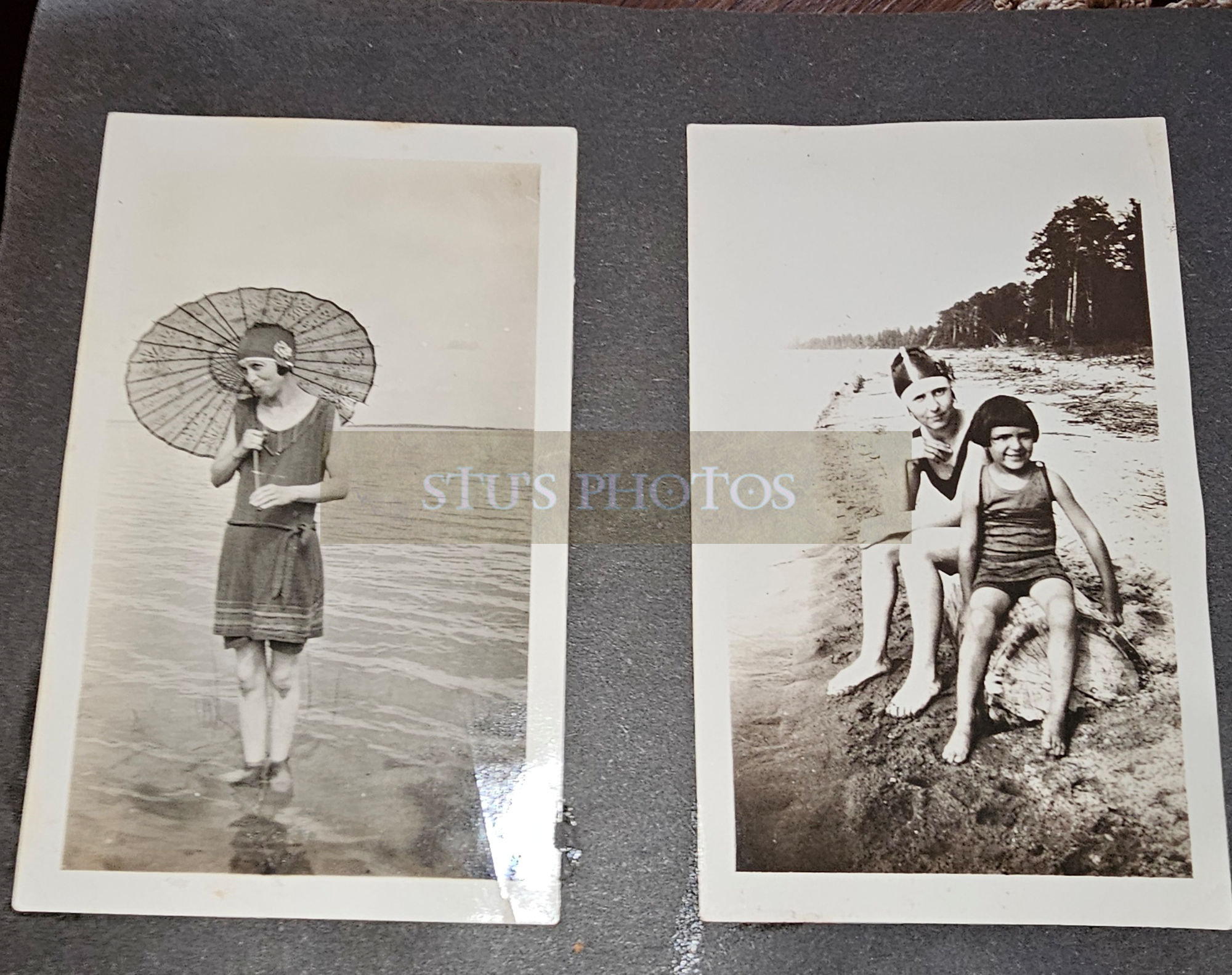 1900s Photo Album Cass Lake MN Families Star
                Island, Nurse, Long Hair