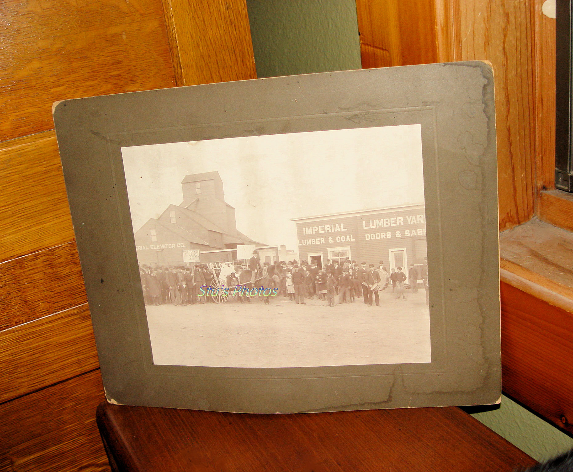 Late 19th c. El Zagal Fargo, ND Shriners Parade 'We
                Lost' Imperial Lumber & Coal