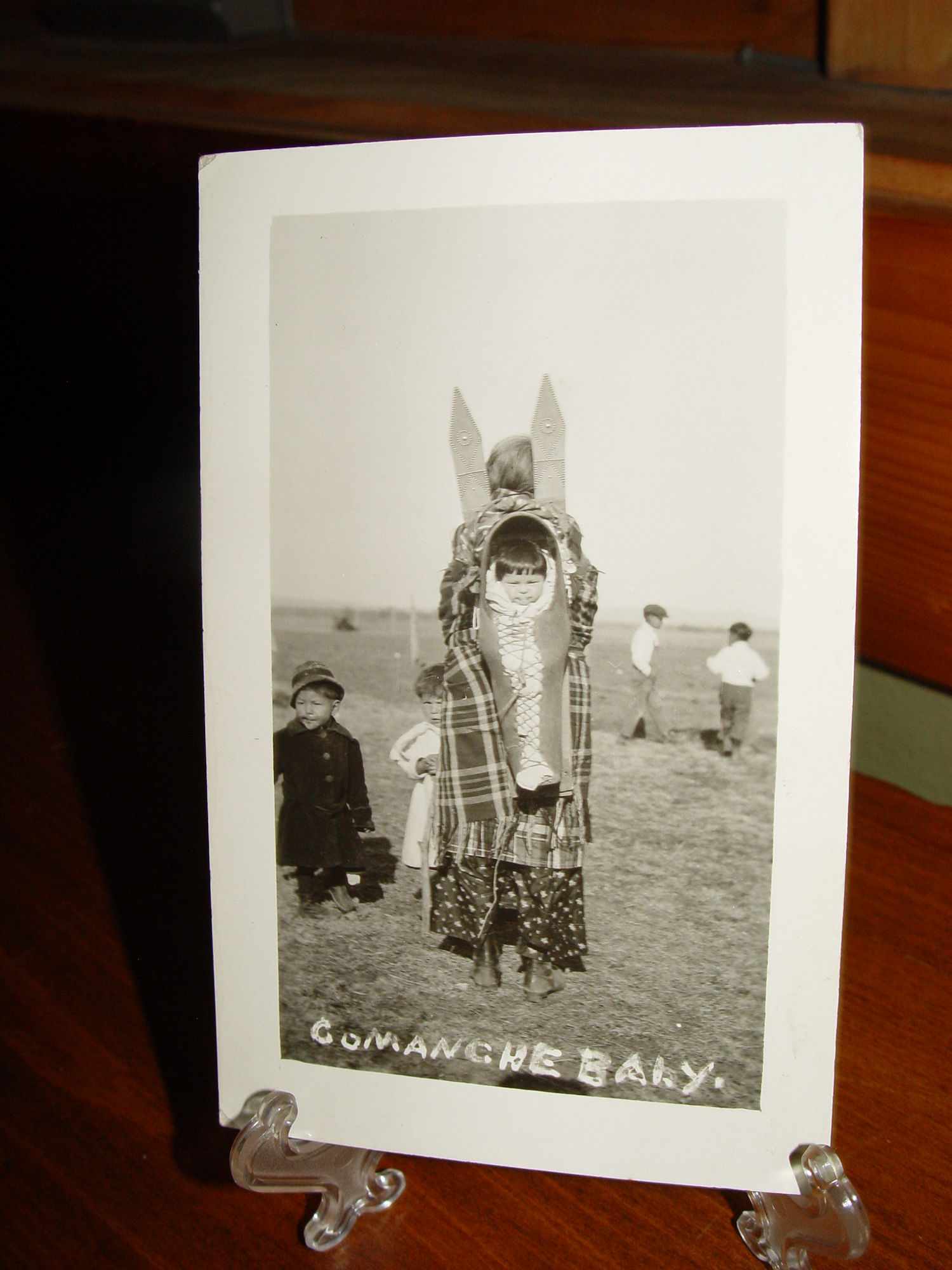 Comanche Baby
                                                And Cradle Board, Native
                                                Children Early RPPC
                                                Postcard