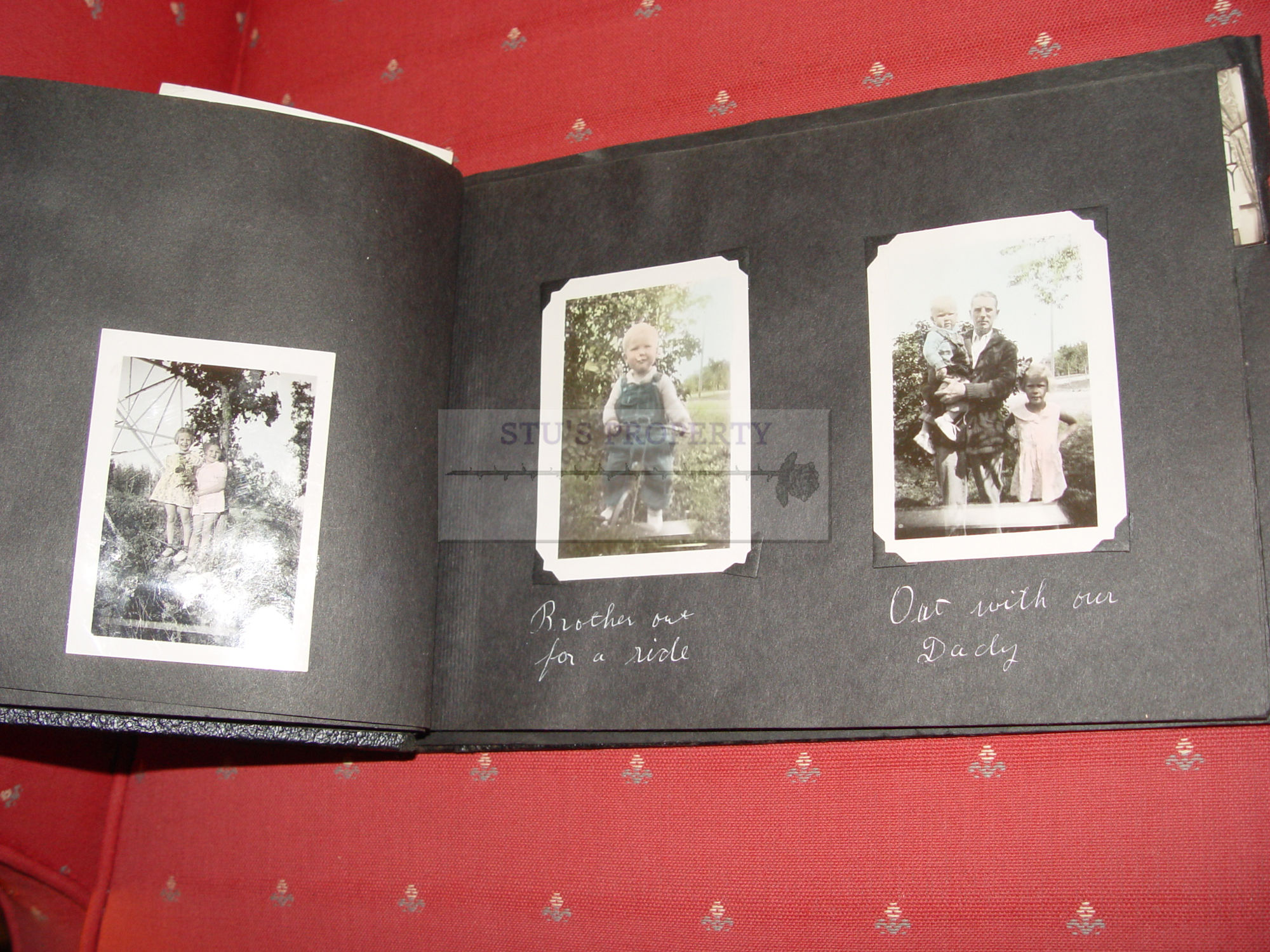 Sinjem Family
                        1930s Photo Album Fosston, Mn. Poetry
                        throughout