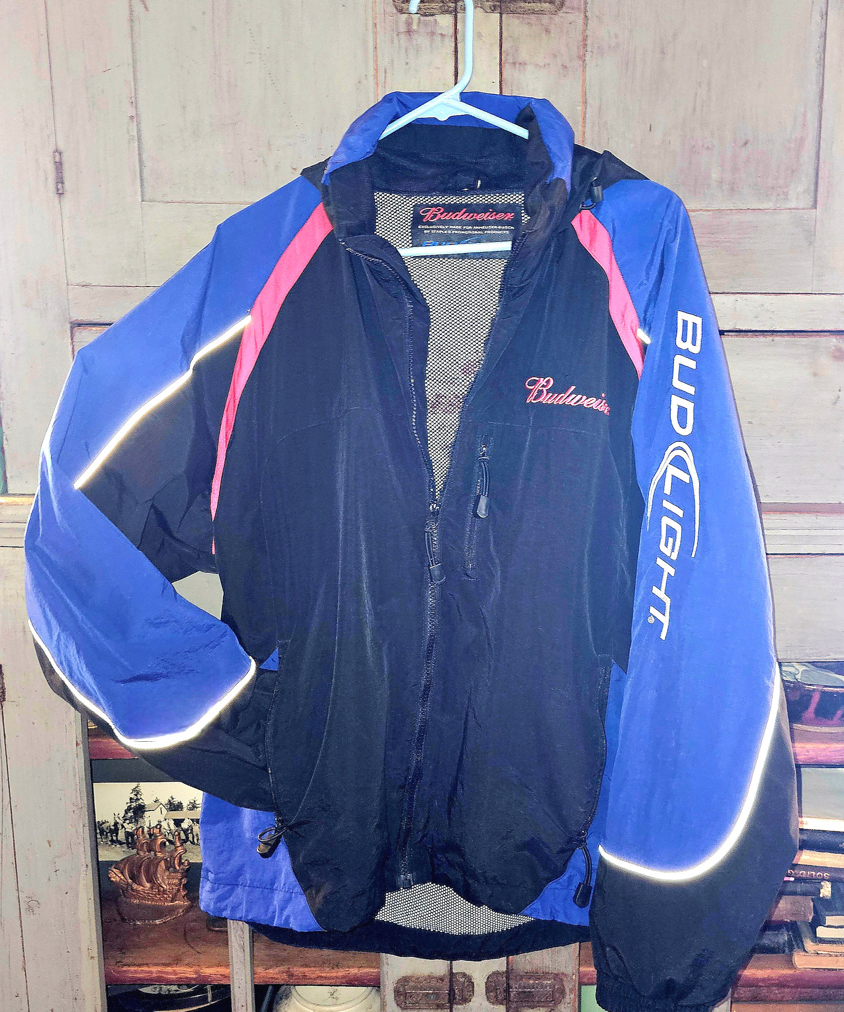 Anheuser-Busch Budweiser
                        Promotional Jacket Full Zip Hooded Men's M