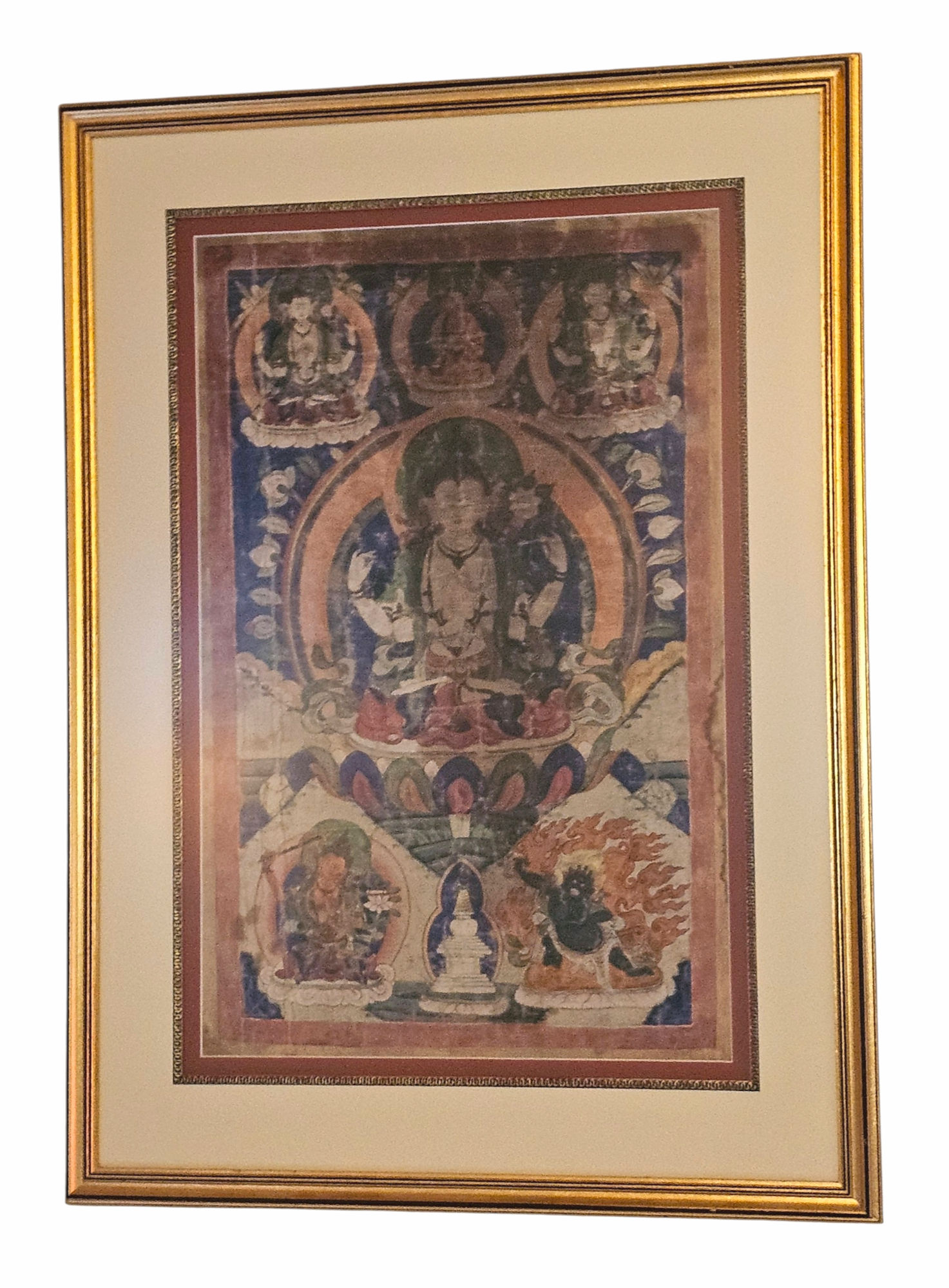 Light of the World vintage
                                        religious print c. 1920s