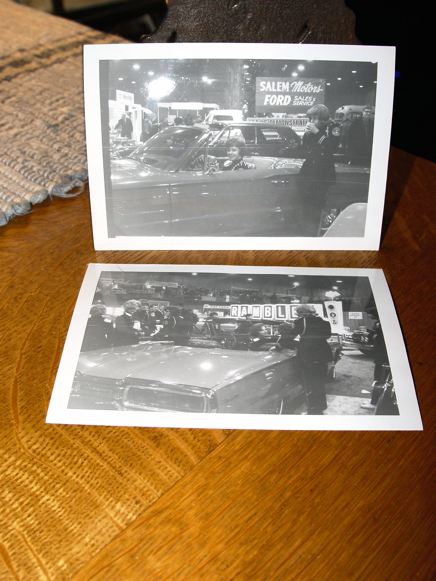 1960s Auto Show
Photos – Ford & Rambler Dealership
Displays – Original B&W Snapshots