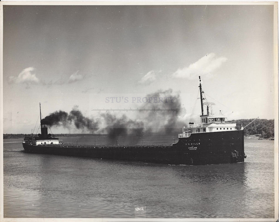 Steamship
                        Freighter Ship, D.O. Mills Orig. Photograph
                        Whitmore Lake Mich