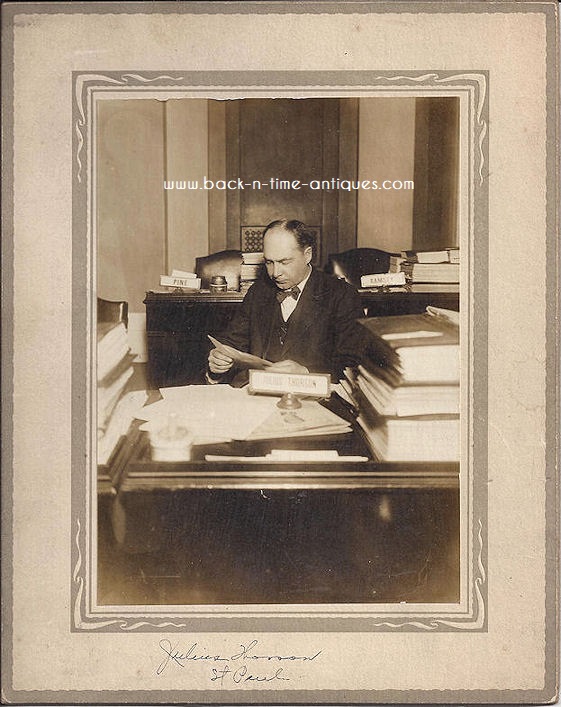 Minnesota Democratic
                                        Representative Julius Thorson
                                        Cabinet Photo, 38th Legislature
                                        Session (1913-1914)