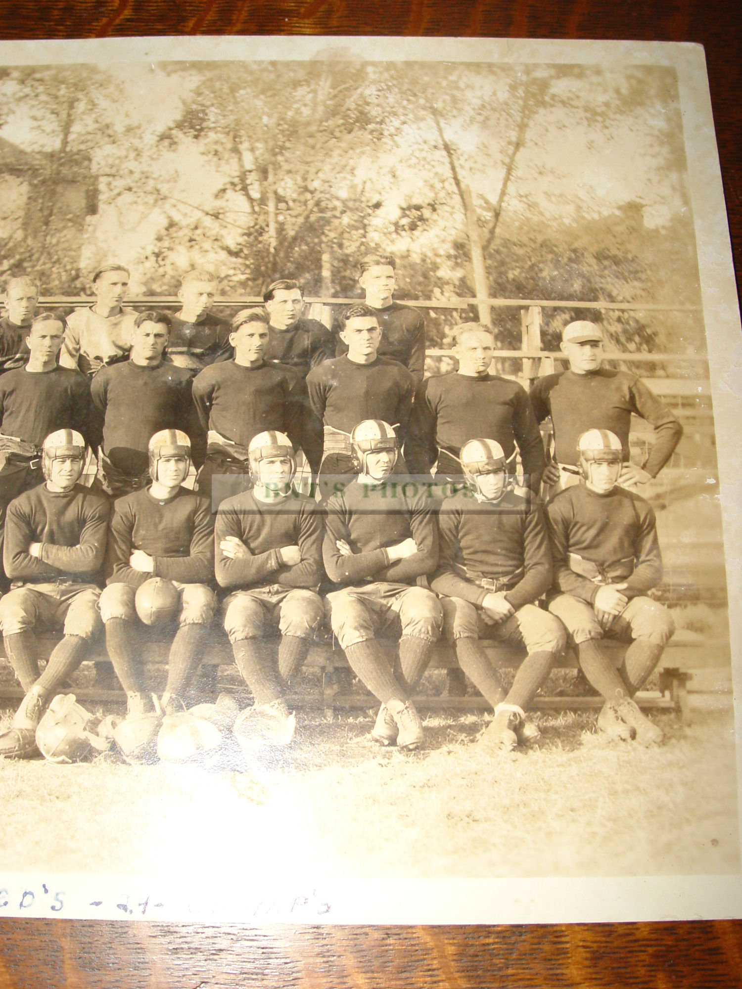 1924 Photo Moorhead MN State College 'Peds'
                Football Championship