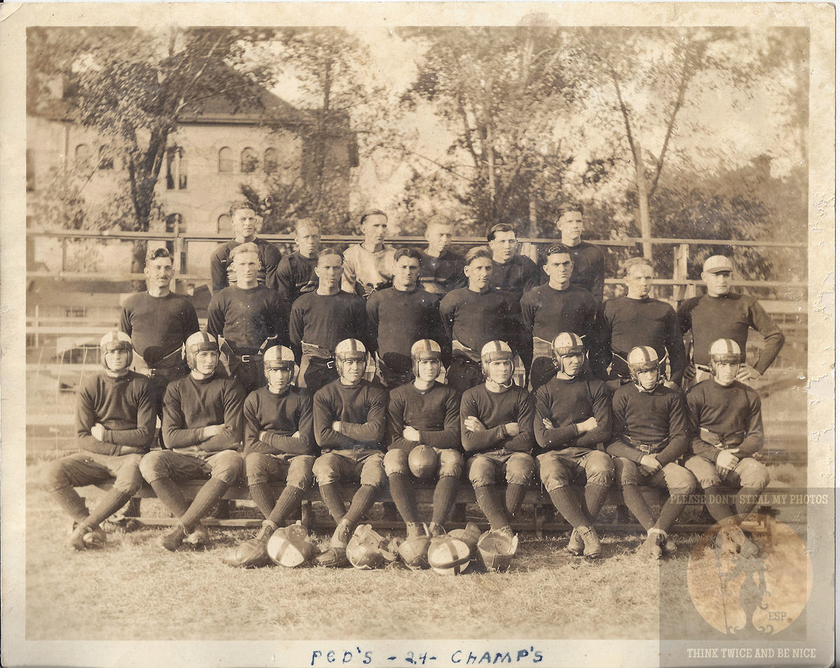 1924 Moorhead MN Peds
                                        Football Championship State
                                        College, Photograph