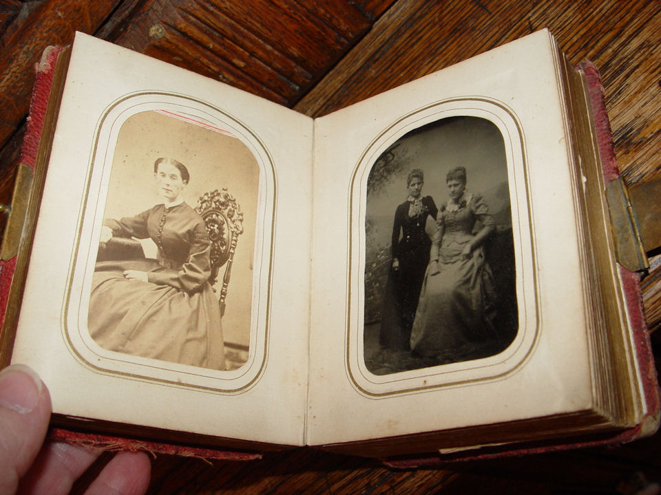 Civil War Era Lake City MN,
                                        Photo Album; Tin types, CDV's