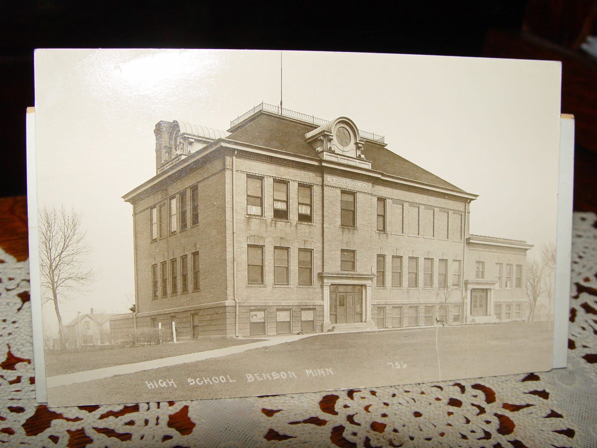 1904 RPPC Benson
                                                Minnesota High School
                                                Brick Architecture